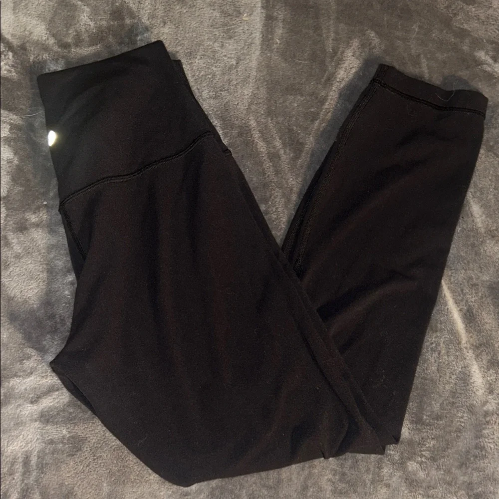 Lululemon Black High-Rise Capris/ Worn Once Like New